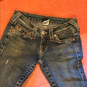 True Religion Size 25 Blue Jeans